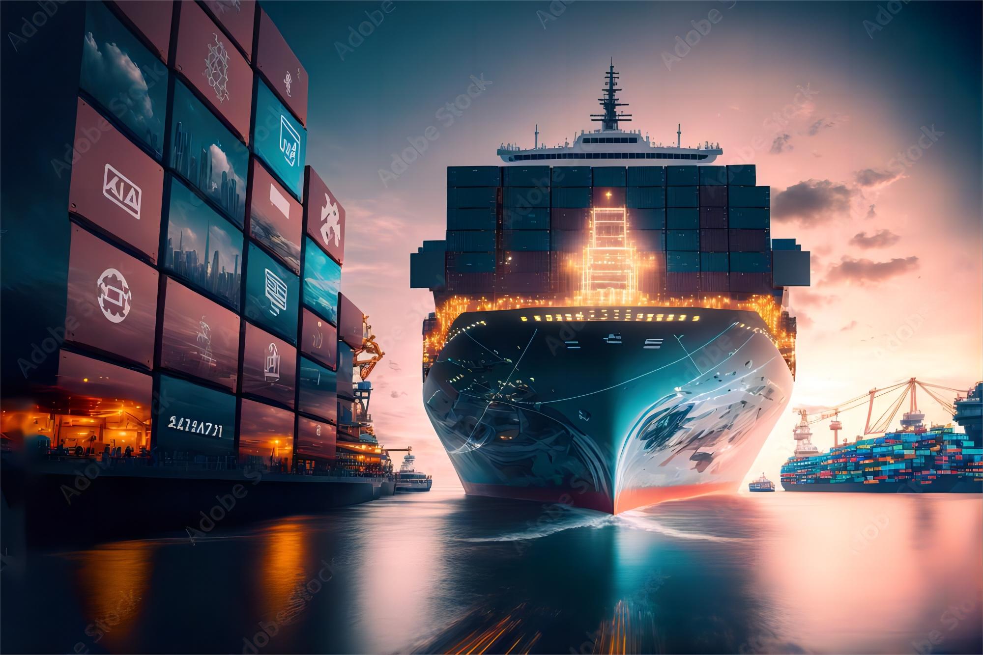 Professional logistics team managing freight documentation