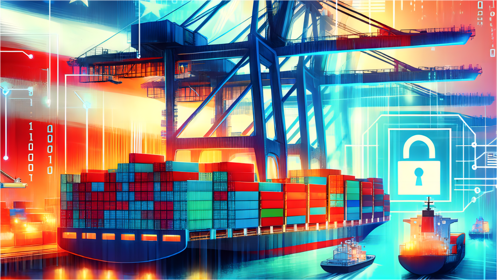 Cargo ship and airplane representing china factory shipping service express logistics