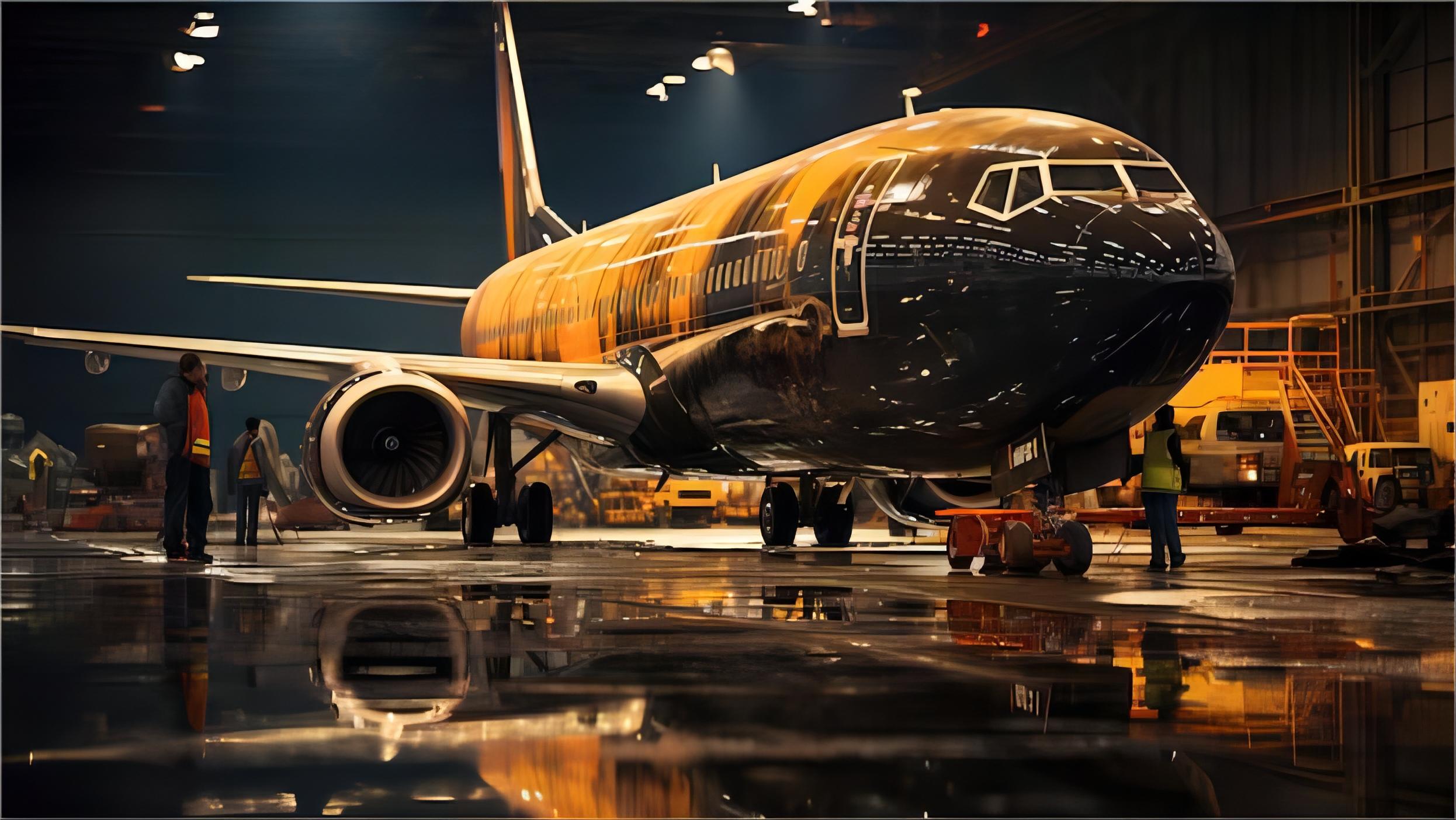 Air freight cargo being loaded for premium delivery