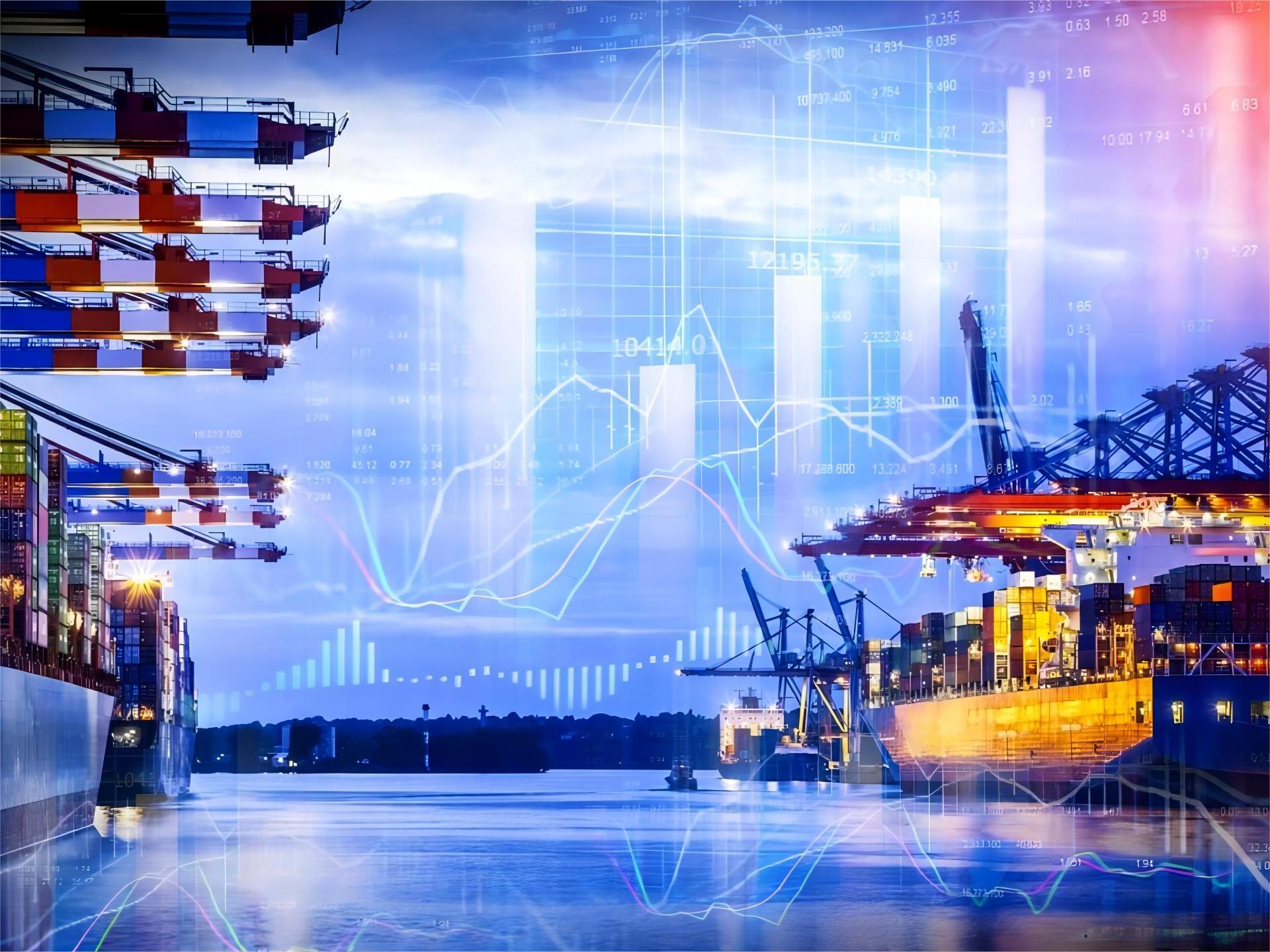 Logistics warehouse with automated cargo handling