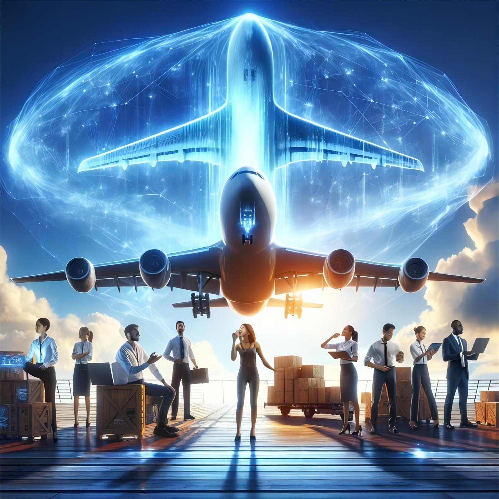 Air freight cargo plane for China to Dubai logistics