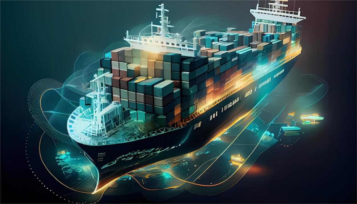 Multimodal logistics network diagram