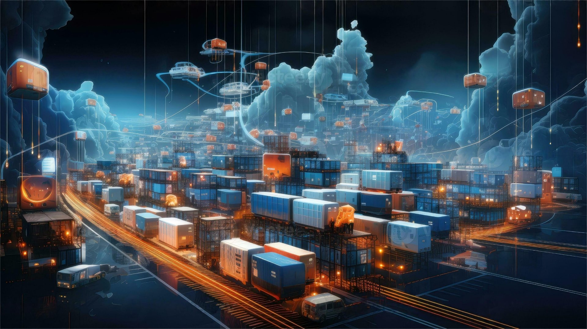 Logistics manager reviewing shipping documentation